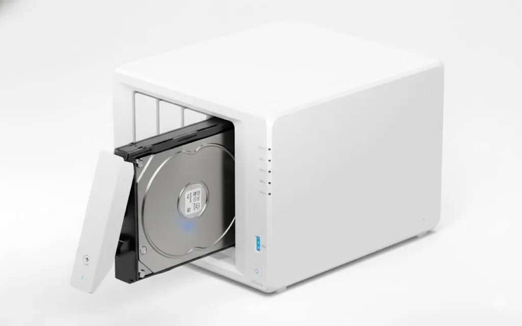 베이가 열려있는 NAS 장비